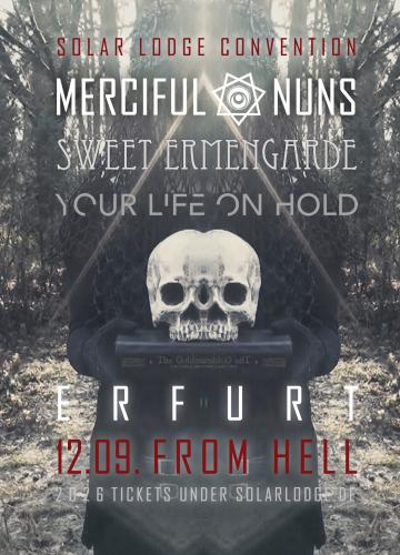 12.09.2026: Solar Convention Erfurt - Merciful Nuns - Sweet Ermengarde - Your Life on Hold - Club From Hell